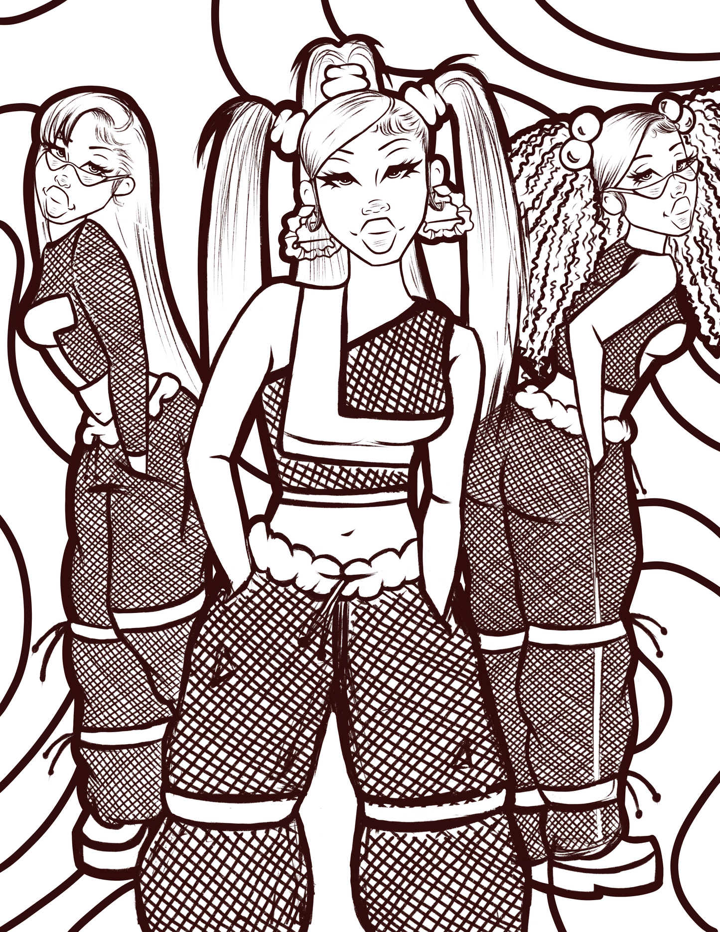 TLC Coloring Page