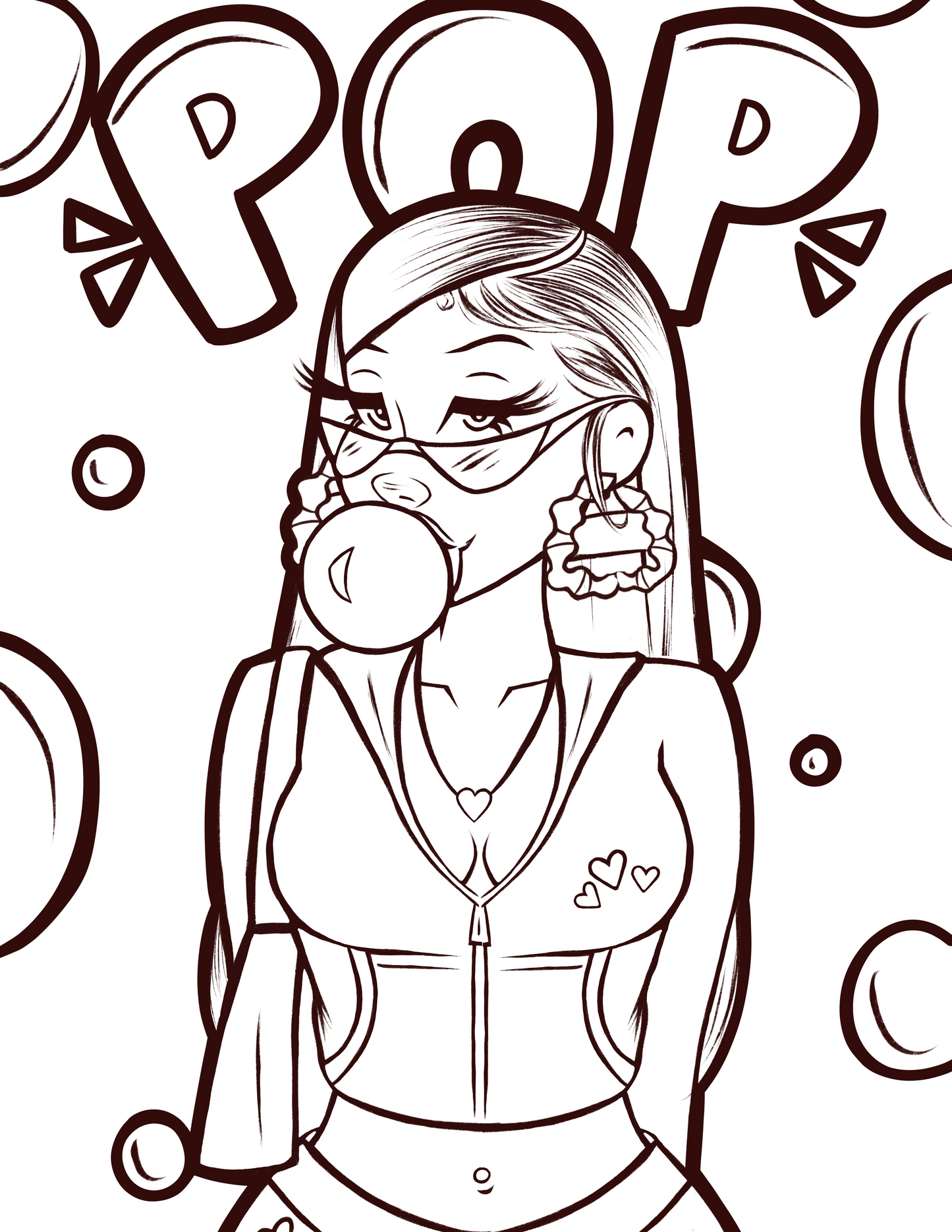 Pop Coloring Page
