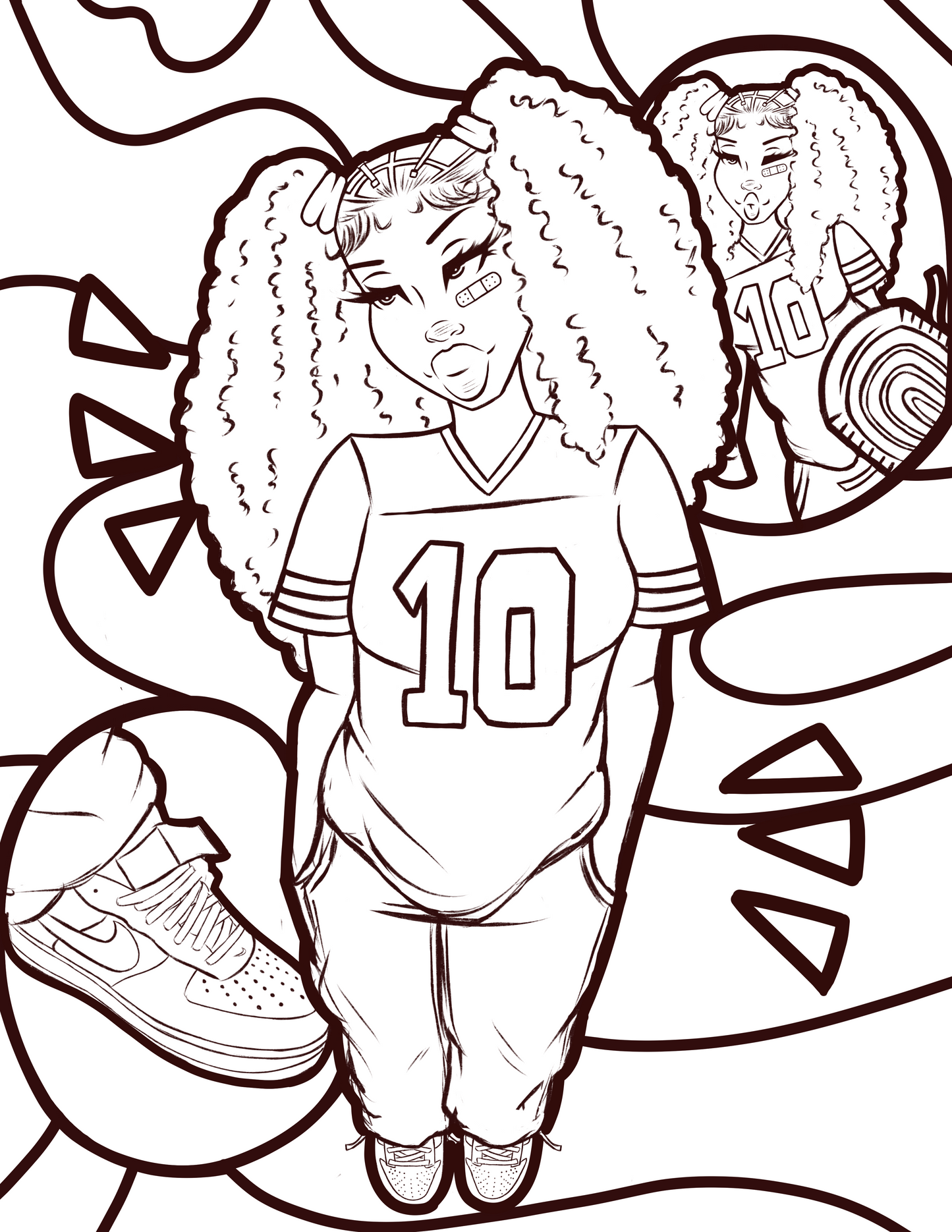 Jersey Coloring Page