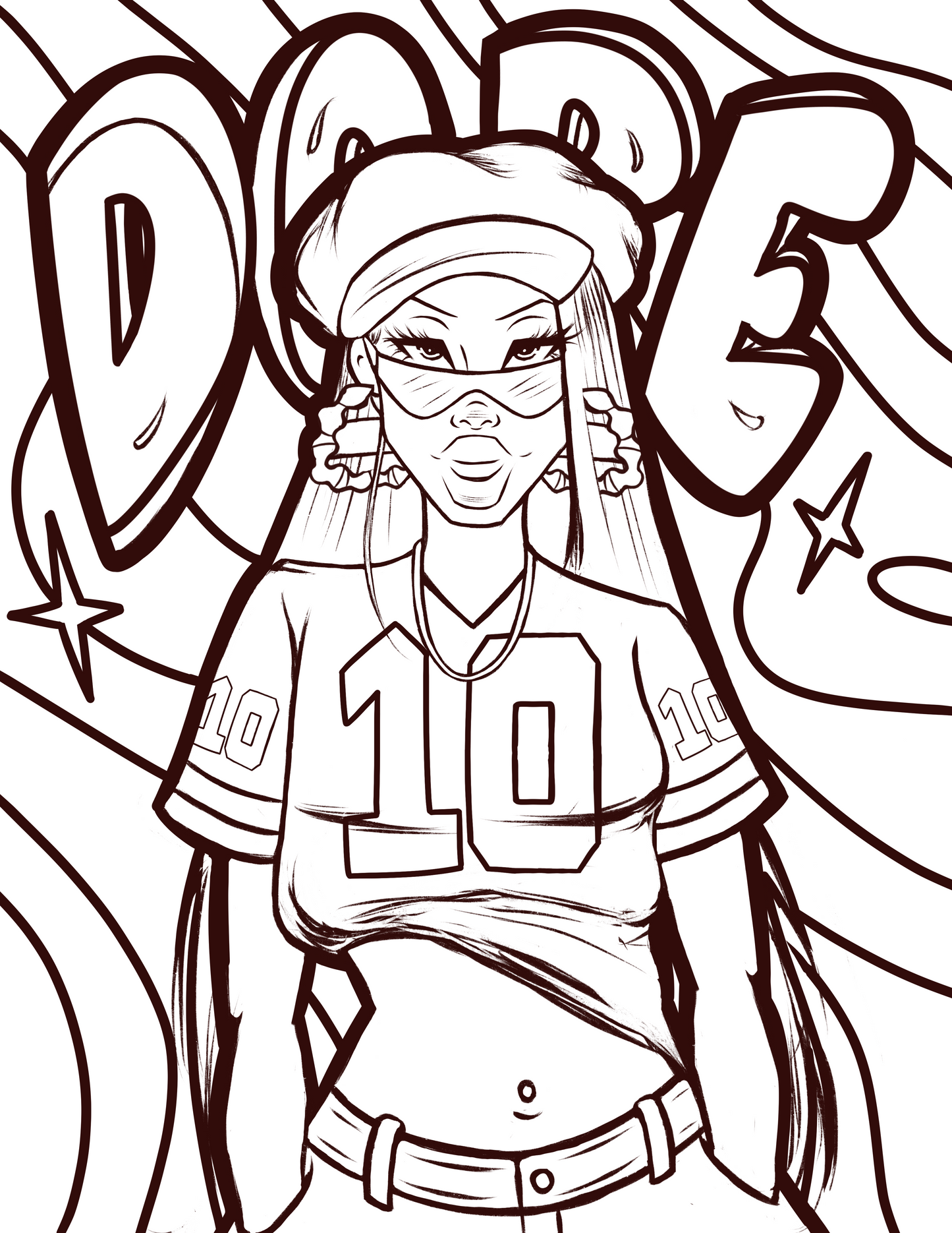Dope Coloring Page