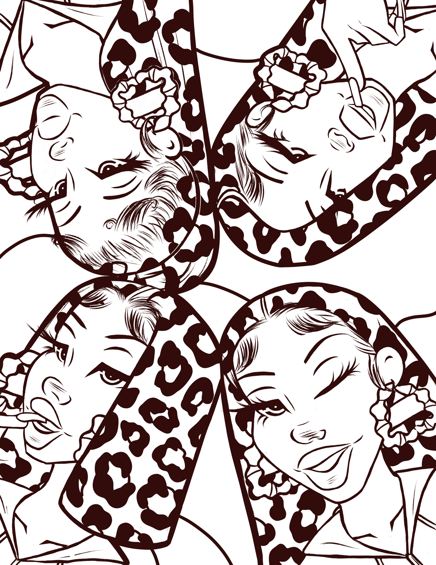 Cheetah Girlz Coloring Page